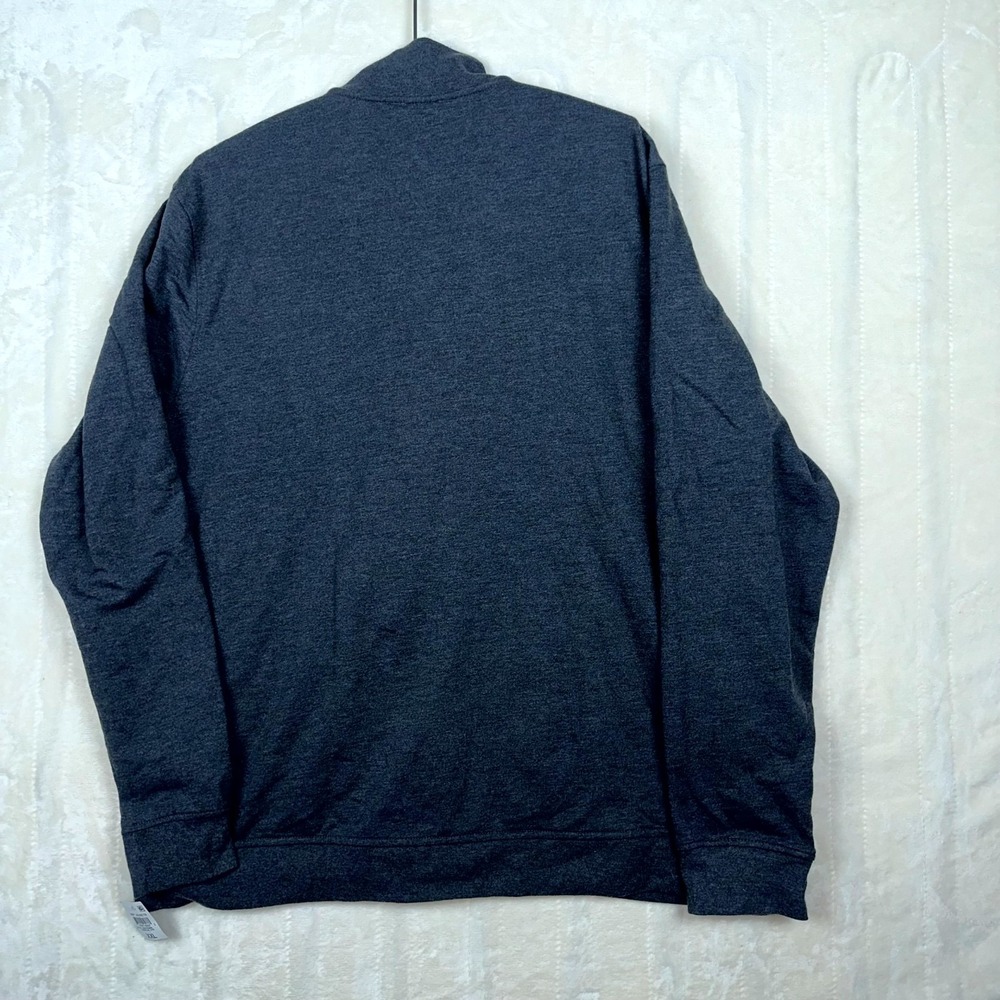 Alfani Men's XXL‎ Charcoal Knit Jacket Zip Front Mixed Media Pockets NWT - Picture 6 of 13
